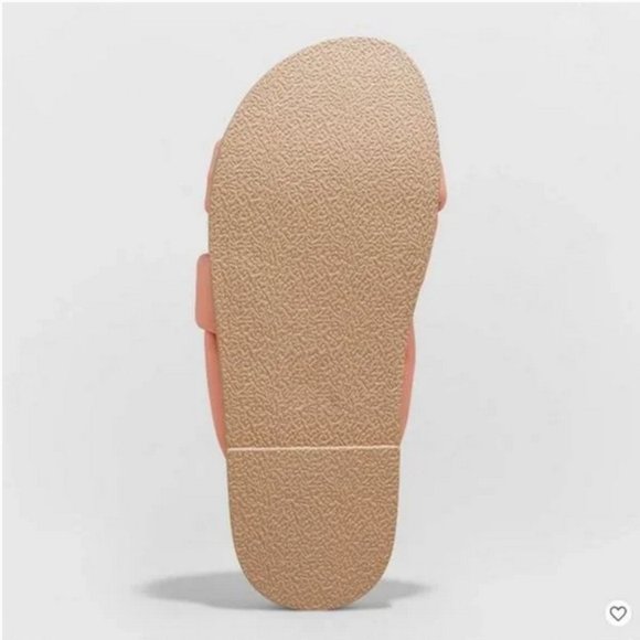 Women's Cosette Padded Slide Sandals - Universal Thread™ Coral 7 - Picture 4 of 7